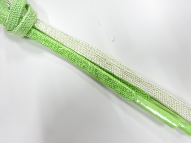 未使用品　正絹　手組帯締め